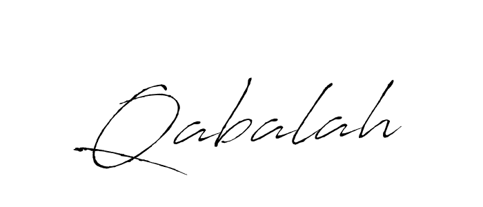 Use a signature maker to create a handwritten signature online. With this signature software, you can design (Antro_Vectra) your own signature for name Qabalah. Qabalah signature style 6 images and pictures png