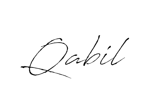 How to make Qabil signature? Antro_Vectra is a professional autograph style. Create handwritten signature for Qabil name. Qabil signature style 6 images and pictures png