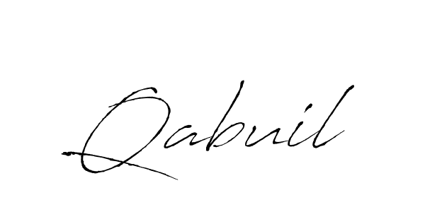 Qabuil stylish signature style. Best Handwritten Sign (Antro_Vectra) for my name. Handwritten Signature Collection Ideas for my name Qabuil. Qabuil signature style 6 images and pictures png