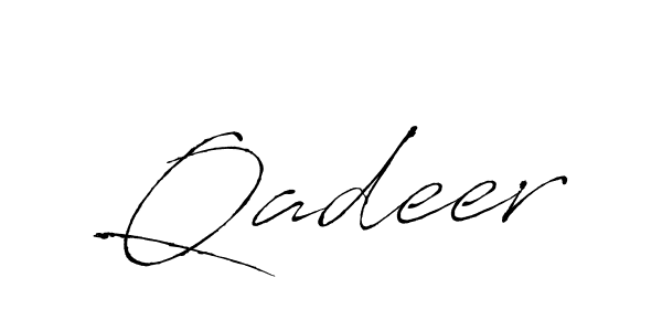 Make a beautiful signature design for name Qadeer. Use this online signature maker to create a handwritten signature for free. Qadeer signature style 6 images and pictures png