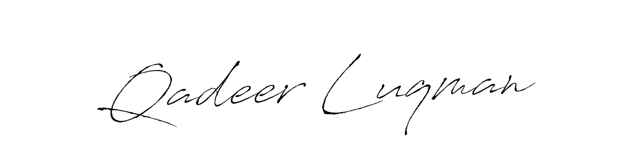 Similarly Antro_Vectra is the best handwritten signature design. Signature creator online .You can use it as an online autograph creator for name Qadeer Luqman. Qadeer Luqman signature style 6 images and pictures png
