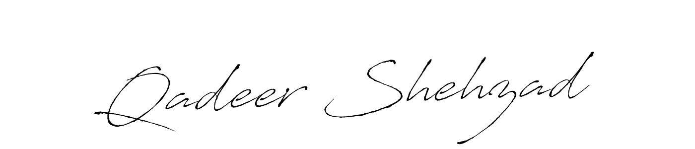 Use a signature maker to create a handwritten signature online. With this signature software, you can design (Antro_Vectra) your own signature for name Qadeer Shehzad. Qadeer Shehzad signature style 6 images and pictures png