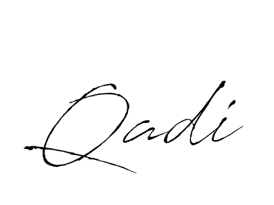 Create a beautiful signature design for name Qadi. With this signature (Antro_Vectra) fonts, you can make a handwritten signature for free. Qadi signature style 6 images and pictures png