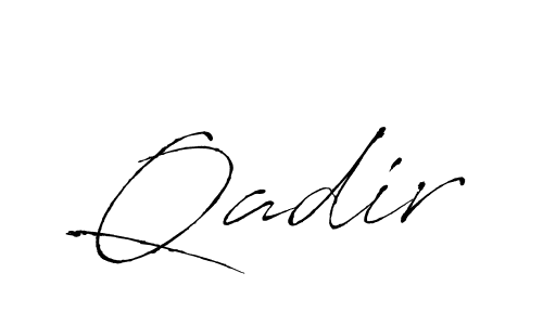 Make a beautiful signature design for name Qadir. Use this online signature maker to create a handwritten signature for free. Qadir signature style 6 images and pictures png