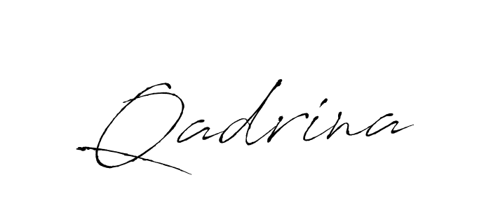 Also we have Qadrina name is the best signature style. Create professional handwritten signature collection using Antro_Vectra autograph style. Qadrina signature style 6 images and pictures png