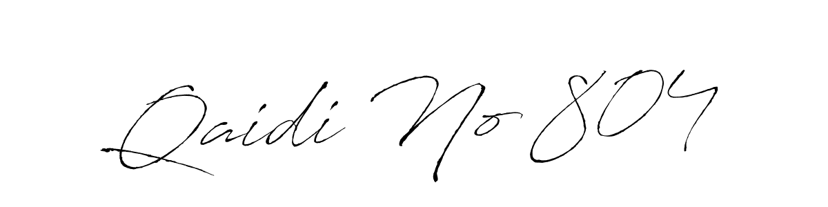 Make a beautiful signature design for name Qaidi No 804. With this signature (Antro_Vectra) style, you can create a handwritten signature for free. Qaidi No 804 signature style 6 images and pictures png