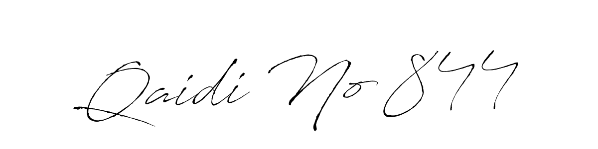 Make a beautiful signature design for name Qaidi No 844. With this signature (Antro_Vectra) style, you can create a handwritten signature for free. Qaidi No 844 signature style 6 images and pictures png