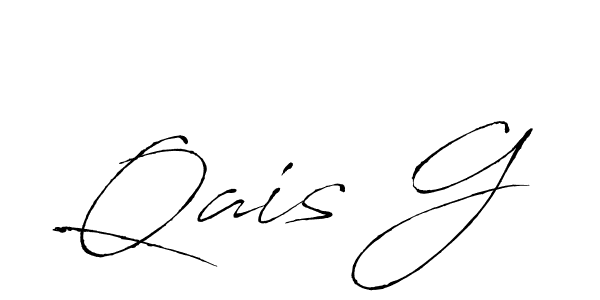 How to make Qais G name signature. Use Antro_Vectra style for creating short signs online. This is the latest handwritten sign. Qais G signature style 6 images and pictures png