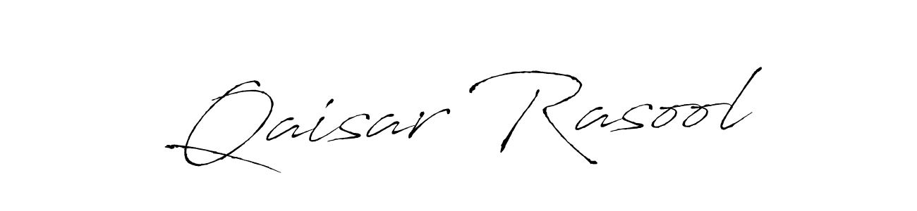 Qaisar Rasool stylish signature style. Best Handwritten Sign (Antro_Vectra) for my name. Handwritten Signature Collection Ideas for my name Qaisar Rasool. Qaisar Rasool signature style 6 images and pictures png