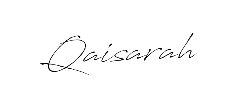Use a signature maker to create a handwritten signature online. With this signature software, you can design (Antro_Vectra) your own signature for name Qaisarah. Qaisarah signature style 6 images and pictures png
