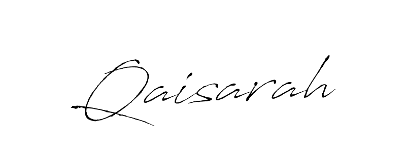 Use a signature maker to create a handwritten signature online. With this signature software, you can design (Antro_Vectra) your own signature for name Qaisarah. Qaisarah signature style 6 images and pictures png