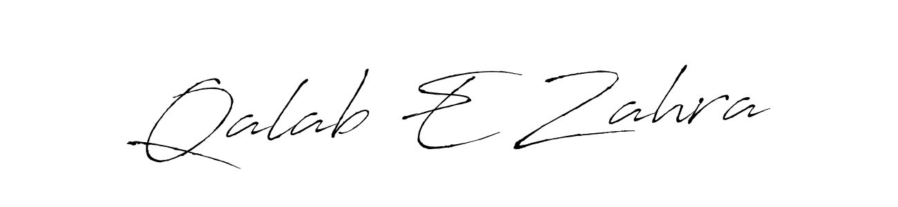 Here are the top 10 professional signature styles for the name Qalab E Zahra. These are the best autograph styles you can use for your name. Qalab E Zahra signature style 6 images and pictures png
