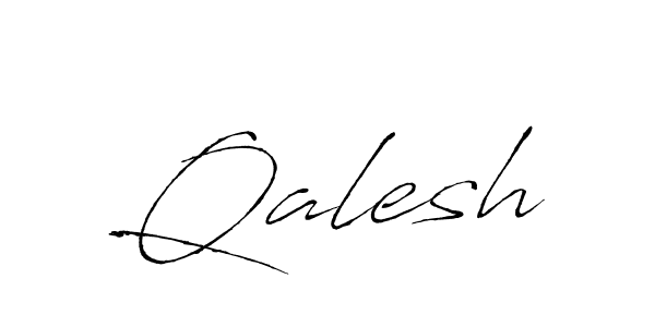 if you are searching for the best signature style for your name Qalesh. so please give up your signature search. here we have designed multiple signature styles  using Antro_Vectra. Qalesh signature style 6 images and pictures png