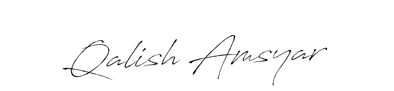 Best and Professional Signature Style for Qalish Amsyar. Antro_Vectra Best Signature Style Collection. Qalish Amsyar signature style 6 images and pictures png