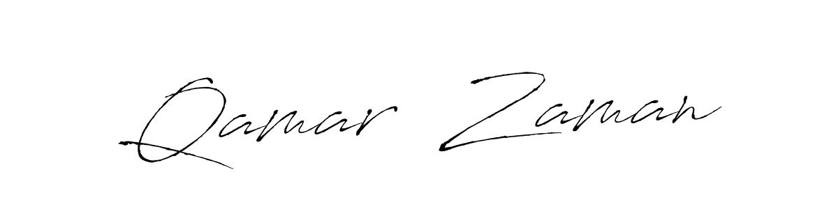 How to make Qamar  Zaman signature? Antro_Vectra is a professional autograph style. Create handwritten signature for Qamar  Zaman name. Qamar  Zaman signature style 6 images and pictures png