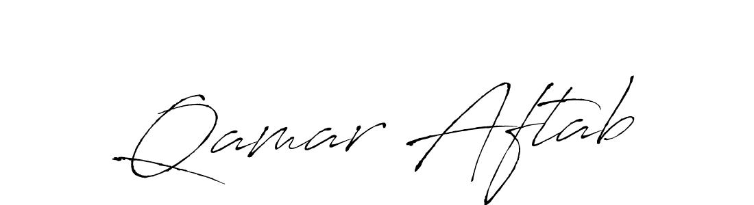 This is the best signature style for the Qamar Aftab name. Also you like these signature font (Antro_Vectra). Mix name signature. Qamar Aftab signature style 6 images and pictures png