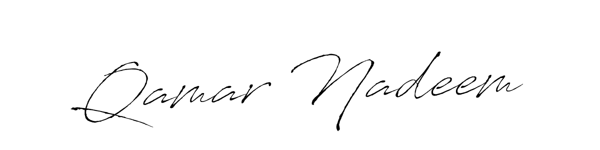 Also You can easily find your signature by using the search form. We will create Qamar Nadeem name handwritten signature images for you free of cost using Antro_Vectra sign style. Qamar Nadeem signature style 6 images and pictures png