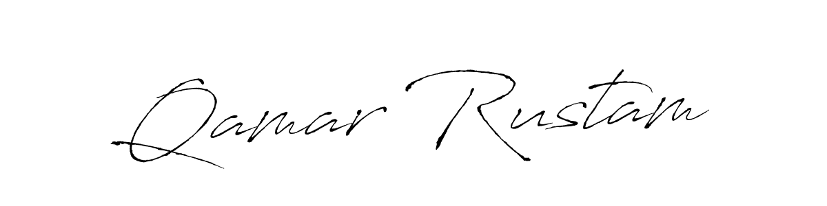 Make a beautiful signature design for name Qamar Rustam. Use this online signature maker to create a handwritten signature for free. Qamar Rustam signature style 6 images and pictures png