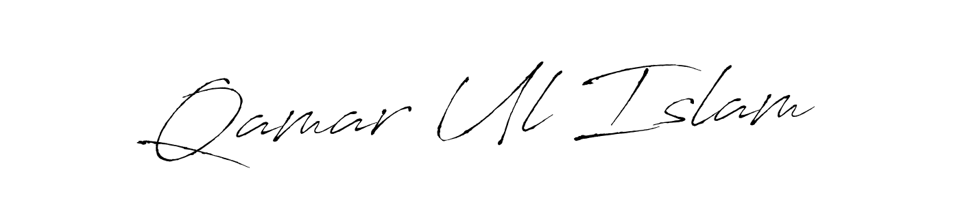 Also we have Qamar Ul Islam name is the best signature style. Create professional handwritten signature collection using Antro_Vectra autograph style. Qamar Ul Islam signature style 6 images and pictures png