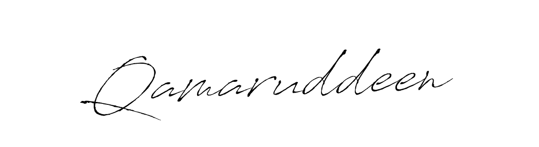 Use a signature maker to create a handwritten signature online. With this signature software, you can design (Antro_Vectra) your own signature for name Qamaruddeen. Qamaruddeen signature style 6 images and pictures png