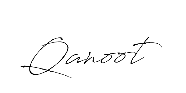 Design your own signature with our free online signature maker. With this signature software, you can create a handwritten (Antro_Vectra) signature for name Qanoot. Qanoot signature style 6 images and pictures png