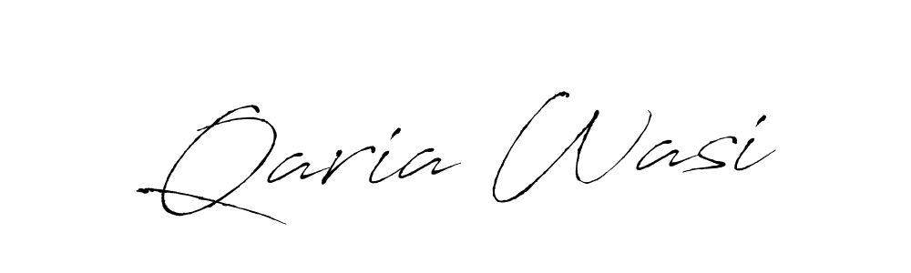 Make a beautiful signature design for name Qaria Wasi. Use this online signature maker to create a handwritten signature for free. Qaria Wasi signature style 6 images and pictures png