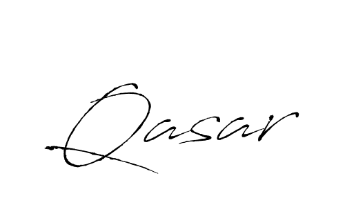 Design your own signature with our free online signature maker. With this signature software, you can create a handwritten (Antro_Vectra) signature for name Qasar. Qasar signature style 6 images and pictures png