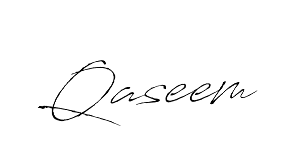 Qaseem stylish signature style. Best Handwritten Sign (Antro_Vectra) for my name. Handwritten Signature Collection Ideas for my name Qaseem. Qaseem signature style 6 images and pictures png