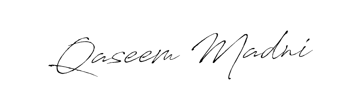 Antro_Vectra is a professional signature style that is perfect for those who want to add a touch of class to their signature. It is also a great choice for those who want to make their signature more unique. Get Qaseem Madni name to fancy signature for free. Qaseem Madni signature style 6 images and pictures png