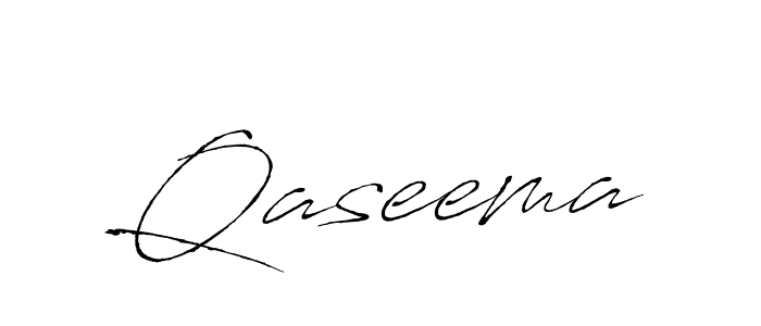 Design your own signature with our free online signature maker. With this signature software, you can create a handwritten (Antro_Vectra) signature for name Qaseema. Qaseema signature style 6 images and pictures png