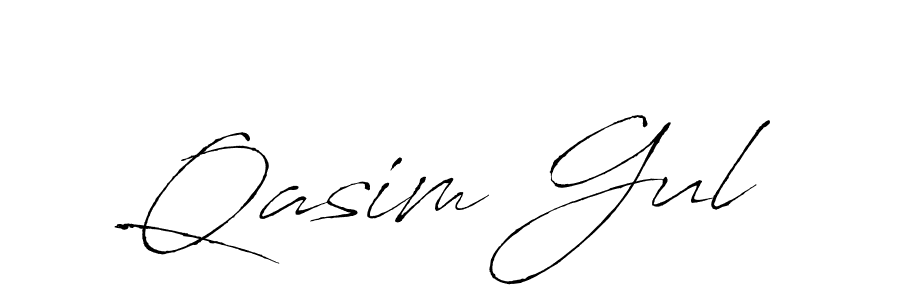 You should practise on your own different ways (Antro_Vectra) to write your name (Qasim Gul) in signature. don't let someone else do it for you. Qasim Gul signature style 6 images and pictures png