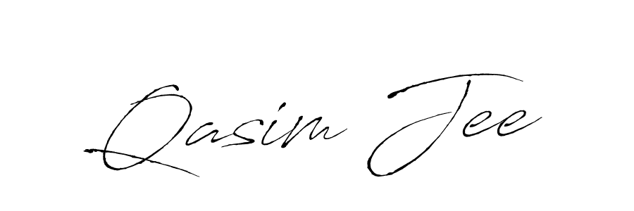 Use a signature maker to create a handwritten signature online. With this signature software, you can design (Antro_Vectra) your own signature for name Qasim Jee. Qasim Jee signature style 6 images and pictures png