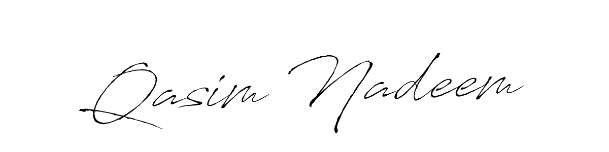 Similarly Antro_Vectra is the best handwritten signature design. Signature creator online .You can use it as an online autograph creator for name Qasim Nadeem. Qasim Nadeem signature style 6 images and pictures png