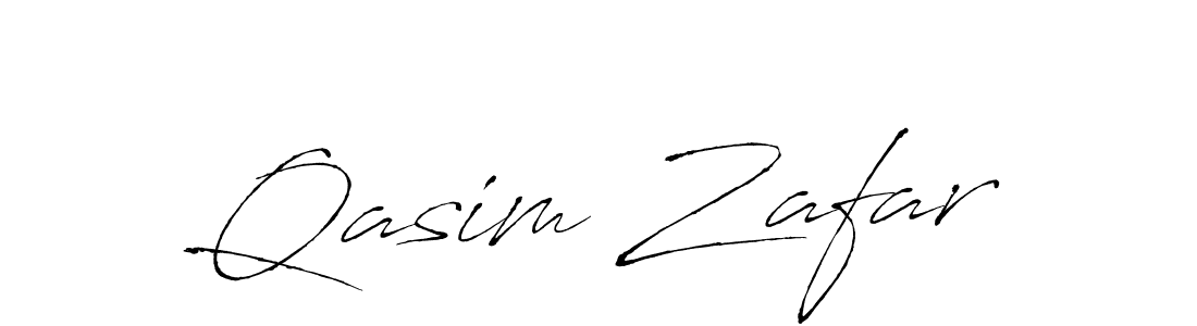 You should practise on your own different ways (Antro_Vectra) to write your name (Qasim Zafar) in signature. don't let someone else do it for you. Qasim Zafar signature style 6 images and pictures png