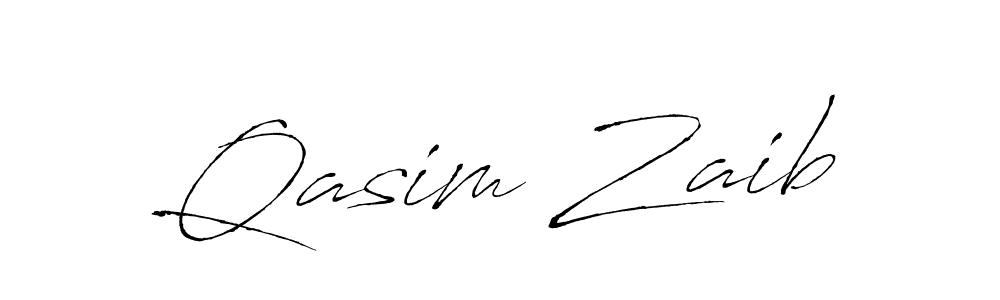 Create a beautiful signature design for name Qasim Zaib. With this signature (Antro_Vectra) fonts, you can make a handwritten signature for free. Qasim Zaib signature style 6 images and pictures png