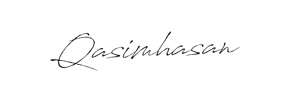 Design your own signature with our free online signature maker. With this signature software, you can create a handwritten (Antro_Vectra) signature for name Qasimhasan. Qasimhasan signature style 6 images and pictures png