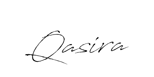 How to make Qasira signature? Antro_Vectra is a professional autograph style. Create handwritten signature for Qasira name. Qasira signature style 6 images and pictures png