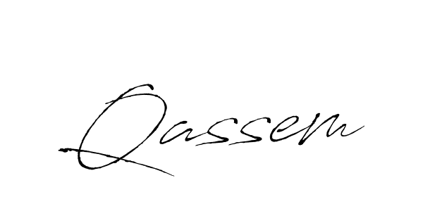 Also we have Qassem name is the best signature style. Create professional handwritten signature collection using Antro_Vectra autograph style. Qassem signature style 6 images and pictures png