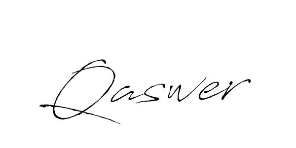 The best way (Antro_Vectra) to make a short signature is to pick only two or three words in your name. The name Qaswer include a total of six letters. For converting this name. Qaswer signature style 6 images and pictures png