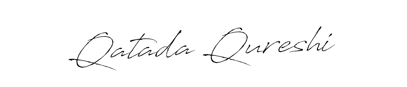 Design your own signature with our free online signature maker. With this signature software, you can create a handwritten (Antro_Vectra) signature for name Qatada Qureshi. Qatada Qureshi signature style 6 images and pictures png