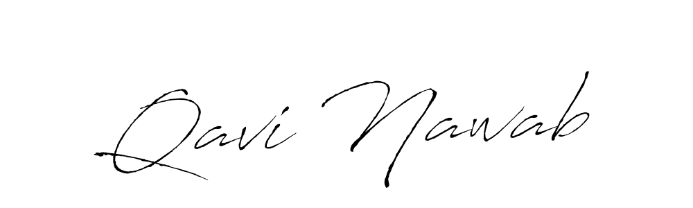 Make a beautiful signature design for name Qavi Nawab. With this signature (Antro_Vectra) style, you can create a handwritten signature for free. Qavi Nawab signature style 6 images and pictures png