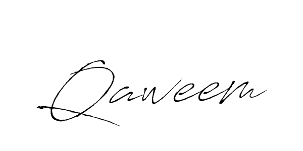 Qaweem stylish signature style. Best Handwritten Sign (Antro_Vectra) for my name. Handwritten Signature Collection Ideas for my name Qaweem. Qaweem signature style 6 images and pictures png