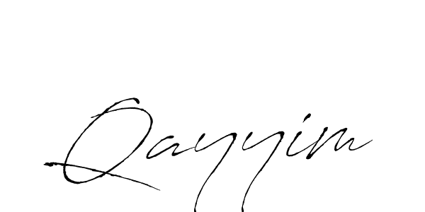 Create a beautiful signature design for name Qayyim. With this signature (Antro_Vectra) fonts, you can make a handwritten signature for free. Qayyim signature style 6 images and pictures png