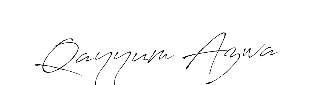 You should practise on your own different ways (Antro_Vectra) to write your name (Qayyum Azwa) in signature. don't let someone else do it for you. Qayyum Azwa signature style 6 images and pictures png
