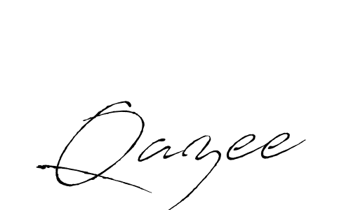 Qazee stylish signature style. Best Handwritten Sign (Antro_Vectra) for my name. Handwritten Signature Collection Ideas for my name Qazee. Qazee signature style 6 images and pictures png