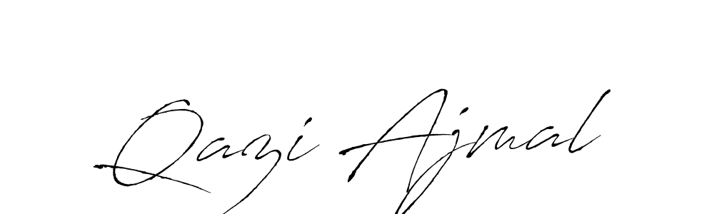 Also You can easily find your signature by using the search form. We will create Qazi Ajmal name handwritten signature images for you free of cost using Antro_Vectra sign style. Qazi Ajmal signature style 6 images and pictures png