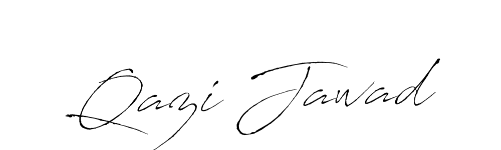 Also we have Qazi Jawad name is the best signature style. Create professional handwritten signature collection using Antro_Vectra autograph style. Qazi Jawad signature style 6 images and pictures png