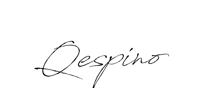 You should practise on your own different ways (Antro_Vectra) to write your name (Qespino) in signature. don't let someone else do it for you. Qespino signature style 6 images and pictures png