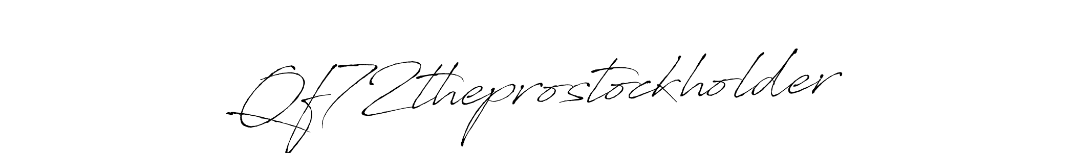 Qf72theprostockholder stylish signature style. Best Handwritten Sign (Antro_Vectra) for my name. Handwritten Signature Collection Ideas for my name Qf72theprostockholder. Qf72theprostockholder signature style 6 images and pictures png