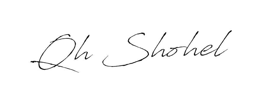 if you are searching for the best signature style for your name Qh Shohel. so please give up your signature search. here we have designed multiple signature styles  using Antro_Vectra. Qh Shohel signature style 6 images and pictures png